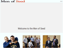 Tablet Screenshot of menofseed.com